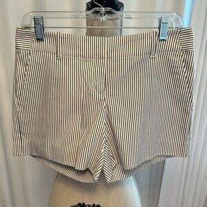 Ann Taylor High Waist Black and White Shorts